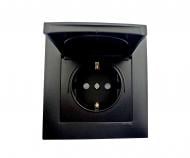 Розетка Efapel Logus черный 20634 TPM