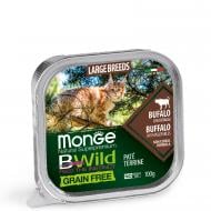 Корм влажный беззерновой Monge Large breeds.буйвол