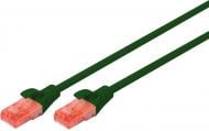 Патч-корд Digitus Cat 6 UTP AWG 26/7 Cu LSZH 2 м зеленый