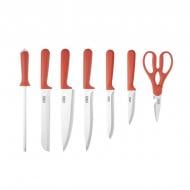 Набор ножей на подставке Winningstar ST-7802 7 пр. Red