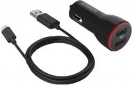 Автомобильное зарядное устройство Anker PowerDrive 2 24W + micro USB 0.9 m V3 Black B2310H11