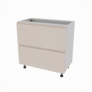 Тумба нижняя Влада (Н 80 Ш (+ВШ) FAVORIT) пломбир/пепельный