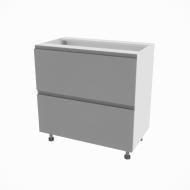 Тумба нижняя Влада (Н 80 Ш (+ВШ) FAVORIT) графит/пепельный