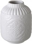 Ваза керамическая Luna Etno 12,6х12,6х16 см 16 см белая JOL19600