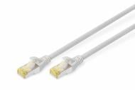 Патч-корд Digitus CAT 6a S-FTP, AWG 26/7 0,25 м серый