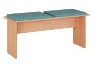 Табурет Компаніт Т-8 балатон аква / бук