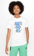 Футболка Nike K NSW TEE JDI MULTI SPORT FN9667-100 р.S білий