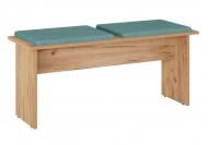 Табурет Компаніт Т-8 балатон аква / дуб крафт золотий