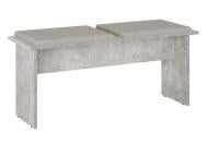 Табурет Компаніт Т-8 балатон сірий / ательє світле