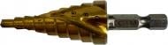 Сверло ступенчатое GTM 4,0-20,0мм HSS TiN 1 шт. SD-4020