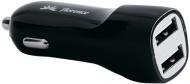 Зарядное устройство в автомобиль Florence 2 USB Black CC21-2USB
