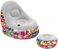 Крісло надувне Bestway Graffiti Comfort Cruiser 121х100 см різнокольоровий Крісло надувне Bestway Graffiti Comfort Cruiser 121х100 см різнокольоровий