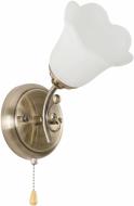 Бра Accento lighting RAVENNA 1x60 Вт E14 антична латунь ALHu-HKW31238A/1