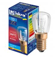 Лампа накаливания для духовок Іскра S22 15 Вт E14 100 В прозрачная (Iskra РП 230-15-ТS S25 Е14лат)
