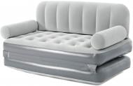 Кровать надувная Bestway 188х152 см серый