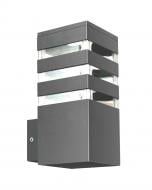 Светильник настенный Goldlux Teksas E27 12 Вт IPIP44 графитовый 316165