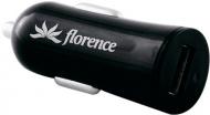 Зарядное устройство в автомобиль Florence USB Black CC12-USB