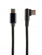 Кабель Cablexpert USB 2.0 Type-C to Type-C угловой 0,2 м черный (CC-USB2-CMCML-0.2M)