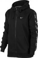 Джемпер Nike W NSW HOODIE FZ LOGO TAPE AR3056-011 р. XS черный Джемпер Nike W NSW HOODIE FZ LOGO TAPE AR3056-011 р. XS черный