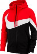 Джемпер Nike M NSW HBR HOODIE FZ FT STMT AR3084-657 р. XL красный