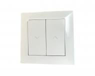 Выключатель Efapel без подсветки белый 21290 TBR