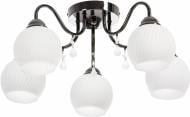 Люстра потолочная Accento lighting Persefona 5xE14 черный хром ALSQ-MD37616/5