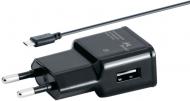 Сетевое зарядное устройство Florence USB 1 A Black TC10-MU