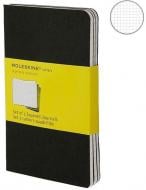 Набір блокнотів клітинка 9 х 14 см QP312 чорний Moleskine