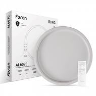 Світильник настінно-стельовий Feron AL6070 90W RING білий 3000-4000-6500 К