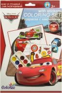 Набір для малювання Disney Cars розмальовка з наклейками CRAA-UA1-CL11-ENV