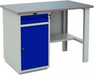 Стол инструментальный комплект 115-верстака с тумбой WD2 опорой WF1 Практик