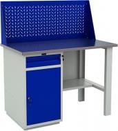 Верстак на опорах WF1 тумбой WD2 и экраном WS 120 Практик Profi W