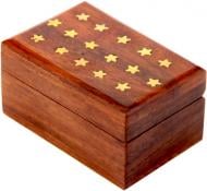 Шкатулка деревянная Звёзды WB106-4