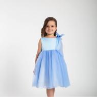 Платье Maya-MI Бант с лентой 0105-0023-11-1 р.146 голубой