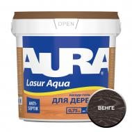 Деревозащитное средство Aura® Aqua для древесины венге шелковистый мат 0,07 л