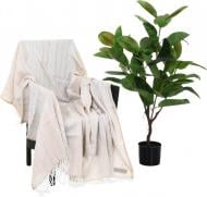 Плед Fontaine beige 130x170 см бежевый Guy Laroche Paris