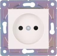 Розетка бытовая без заземления HausMark Alta IP20 крем SNG-SCP.SQ20MG1WTG-CR