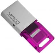 Флеш-память USB Verico Hybrid Mini 32 ГБ USB 2.0 pink (VP57-32GPV1G)