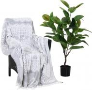 Плед Narbonne grey 130x170 см біло-сірий Guy Laroche Paris