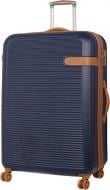 Чемодан Rock Valiant Navy Blue Hardshell Expandable (L) 155 л синий 923733