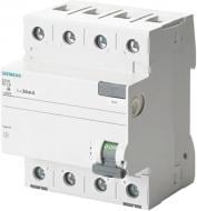 Дифференциальное реле Siemens АС 4Р 25А 30 мА AC 400V 5SV4342-0