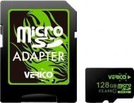 Карта памяти Verico MicroSDHC 128GB Class 10+SD adapter