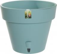 ВІТРИНА! Горщик пластиковий Santino Latina круглий 11,5 л світло-блакитний