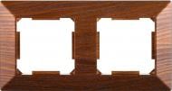 Рамка двухместная HausMark Alta горизонтальная дуб бронзовый SNG-FRP.SQ20G2-8/Oak-bronze Рамка двухместная HausMark Alta горизонтальная дуб бронзовый SNG-FRP.SQ20G2-8/Oak-bronze