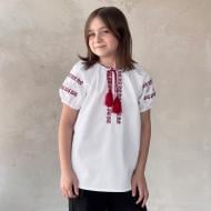 Вышиванка для девочек Эдельвика р.110 белый 160-25/09