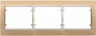 Рамка трехместная горизонтальная дуб G-22503-RAB Рамка трехместная горизонтальная дуб G-22503-RAB