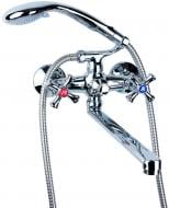 Смеситель для ванны Aquatica s77 ½" для ванны гусак прямой 350мм дивертор встроенный шаровой (PL-5C255C)