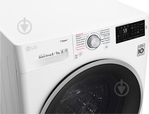 Пральна машина із сушкою LG F4J6TG1W - фото 28 Пральна машина із сушкою LG F4J6TG1W - фото 28