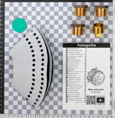 Прихована частина змішувача Hansgrohe Ibox 01800180 - фото 8 Прихована частина змішувача Hansgrohe Ibox 01800180 - фото 8