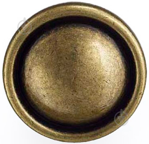 Меблева ручка кнопка MVM D-1031-33 SMAB матова антична бронза - фото 1